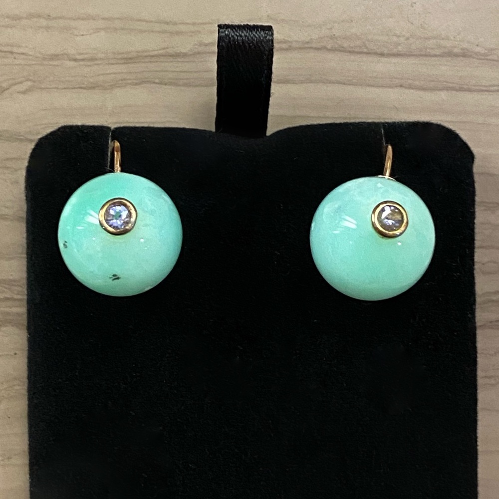 Lizzie Fortunato Mint Comet Earrings